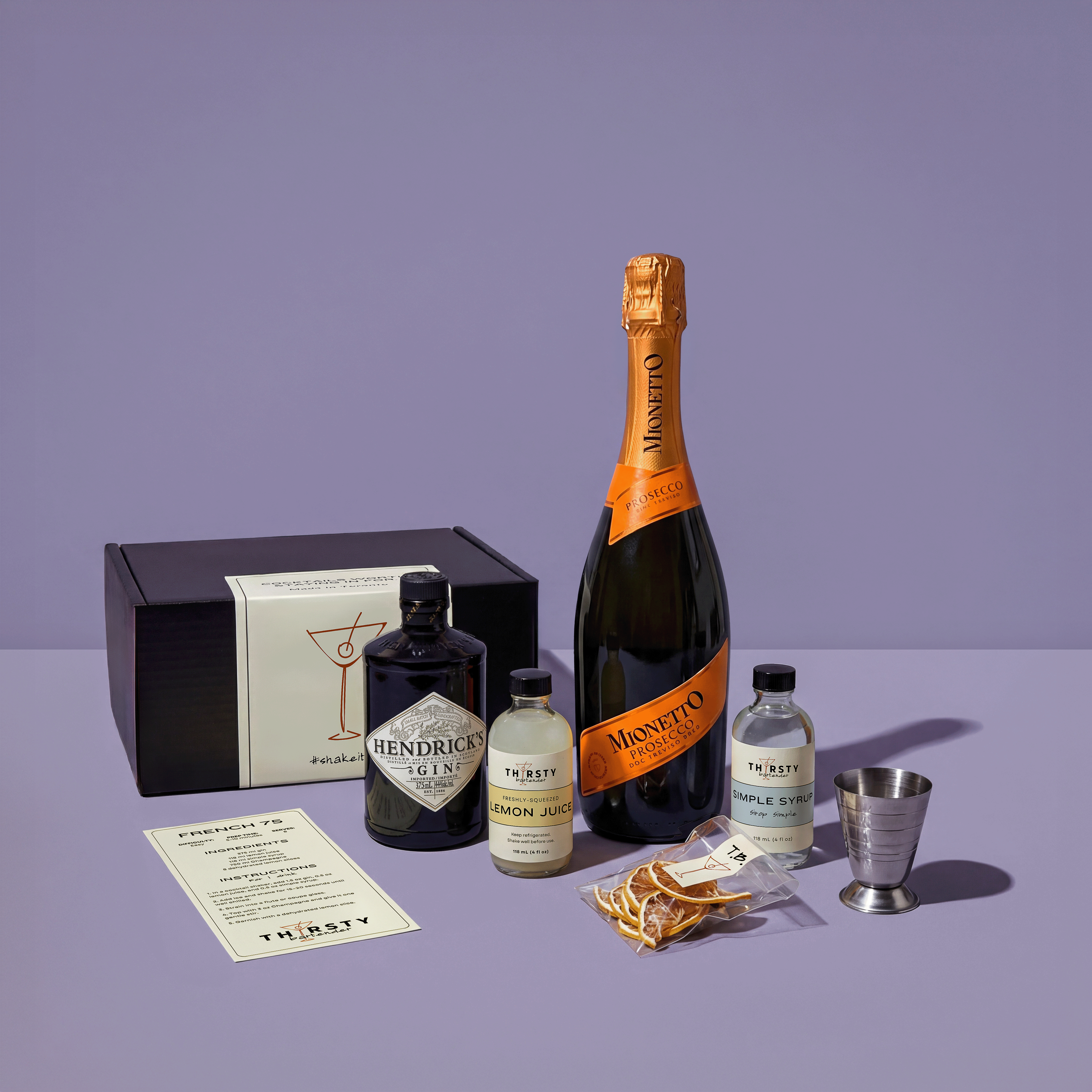 French 75 Cocktail Kit | Thirsty Bartender - Toronto