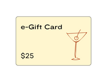 Thirsty Bartender e-Gift Card $25